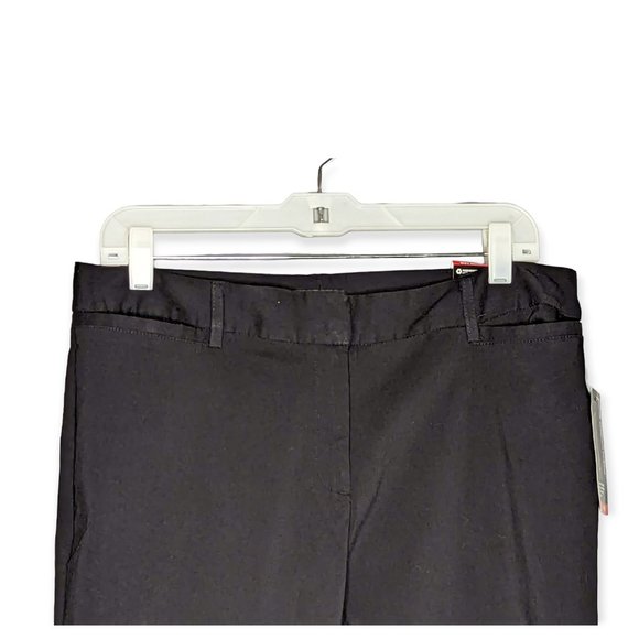 George Millennium Slim Fit Super Stretch Classic Fit Black Pant Size 12 - Picture 2 of 15